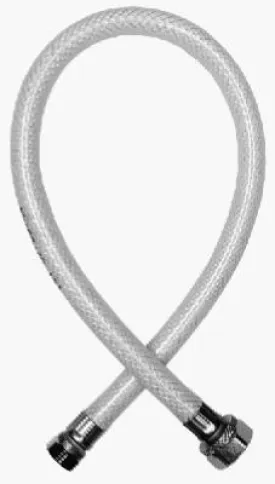 30 In. Faucet Connector - Reinforced Poly Vinyl - 3/8 In. Compression