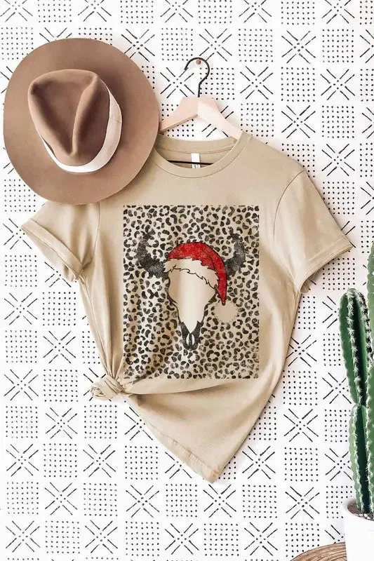Alphia Cattle Christmas Graphic T-Shirt