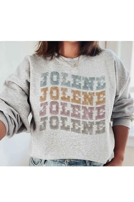 Alphia Jolene Western Dolly Graphic Sweatshirt