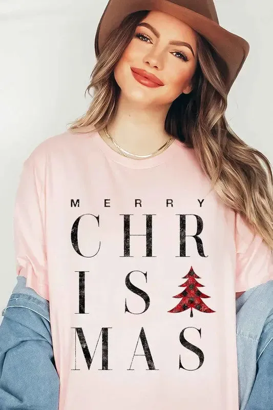 Alphia Merry Christmas Graphic T-Shirt
