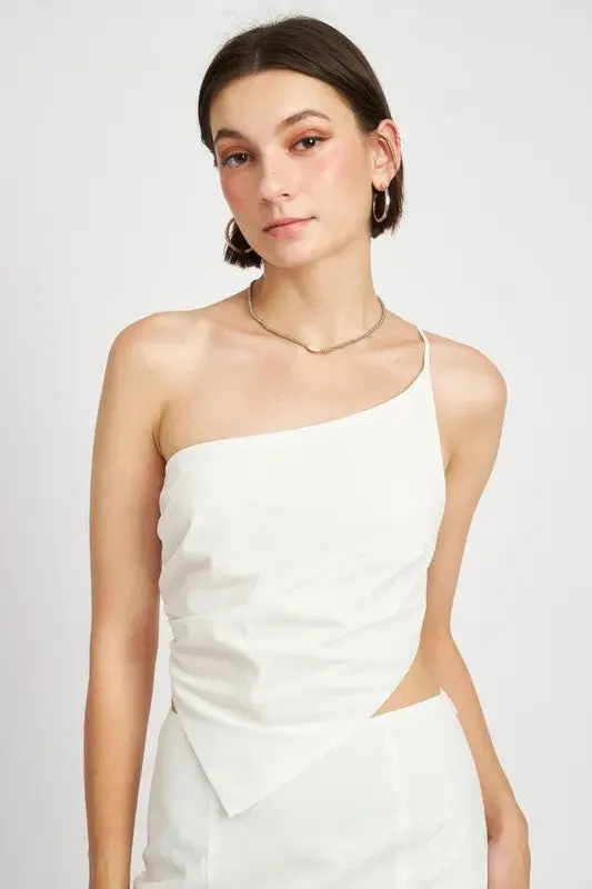 Asymmeetric One Shoulder Top