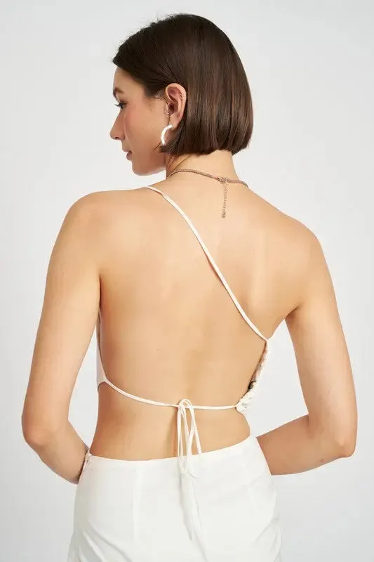 Asymmeetric One Shoulder Top
