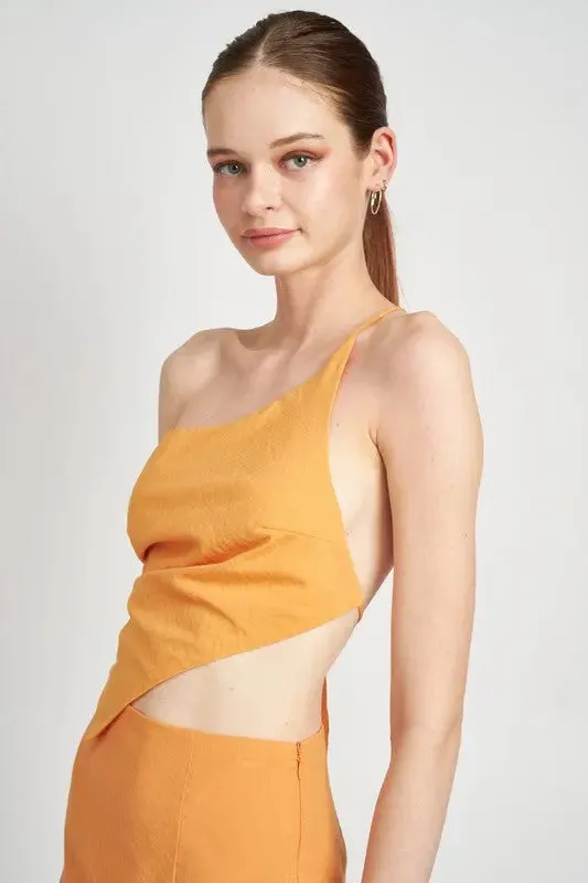 Asymmeetric One Shoulder Top