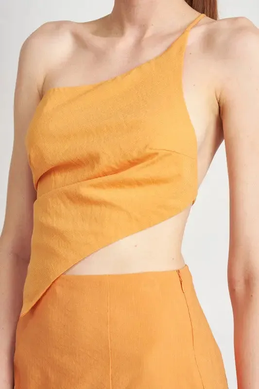 Asymmeetric One Shoulder Top