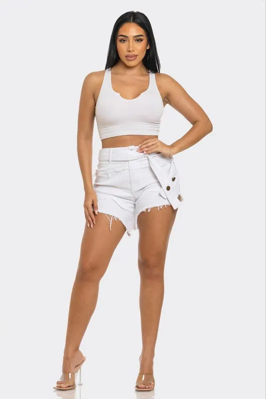 Athina Casual Summer Strap Shorts