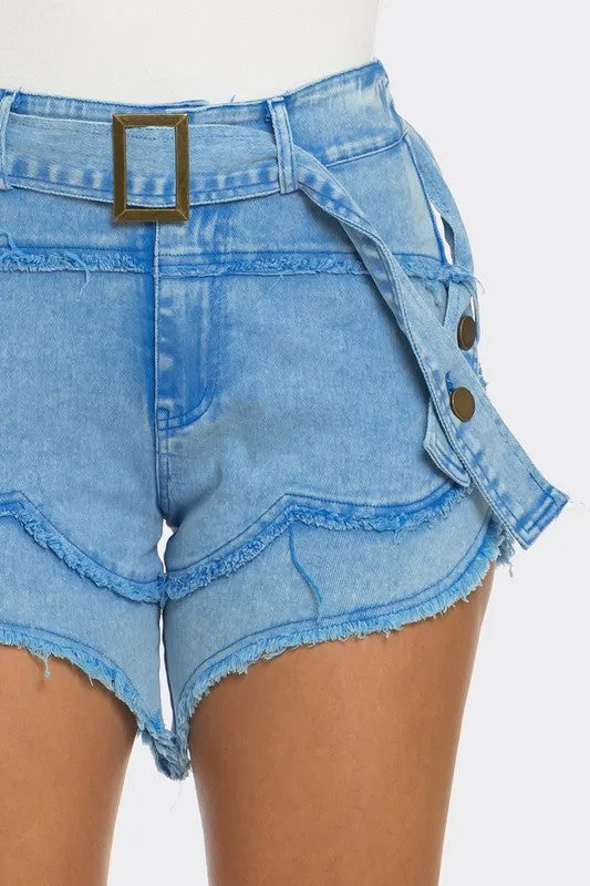 Athina Casual Summer Strap Shorts