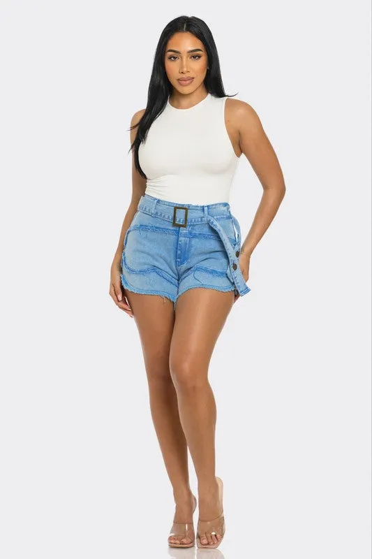 Athina Casual Summer Strap Shorts