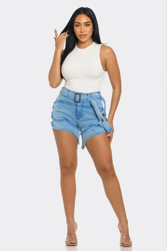 Athina Casual Summer Strap Shorts