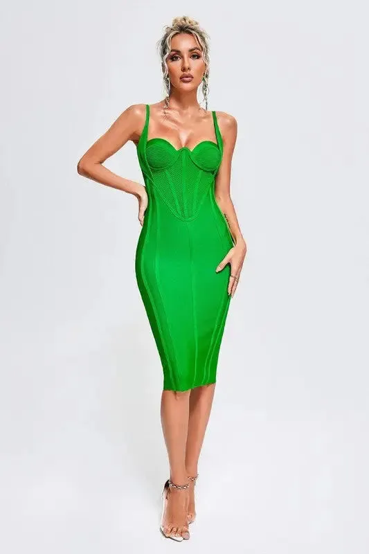 Athina Corset Bandage Mini Dress