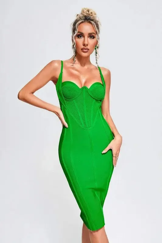 Athina Corset Bandage Mini Dress