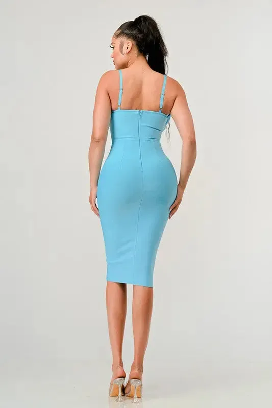 Athina Corset Bandage Mini Dress