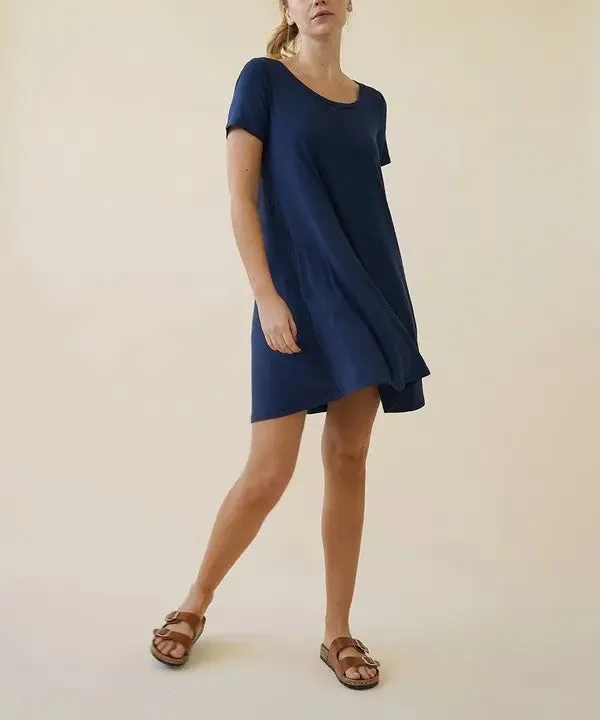 Bamboo Classic Short Slv Dress