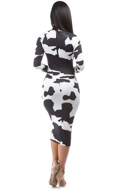 Body Con Midi Dress