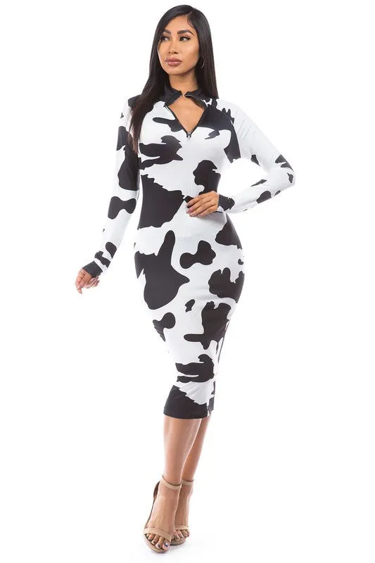 Body Con Midi Dress