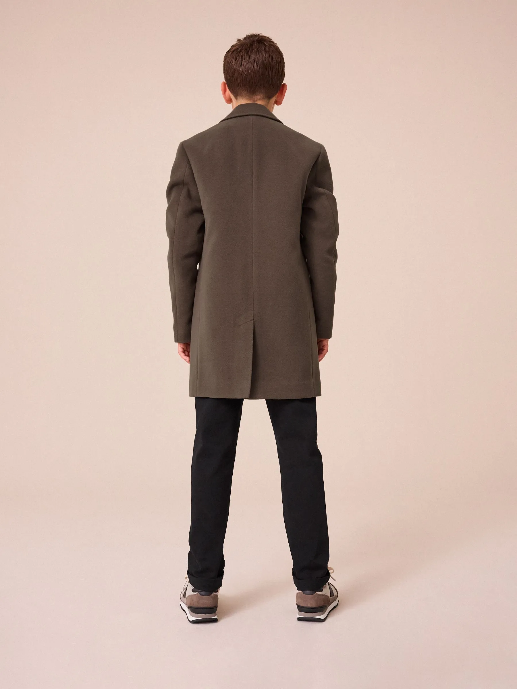 Brown Monochrome Overcoat (12mths-16yrs)