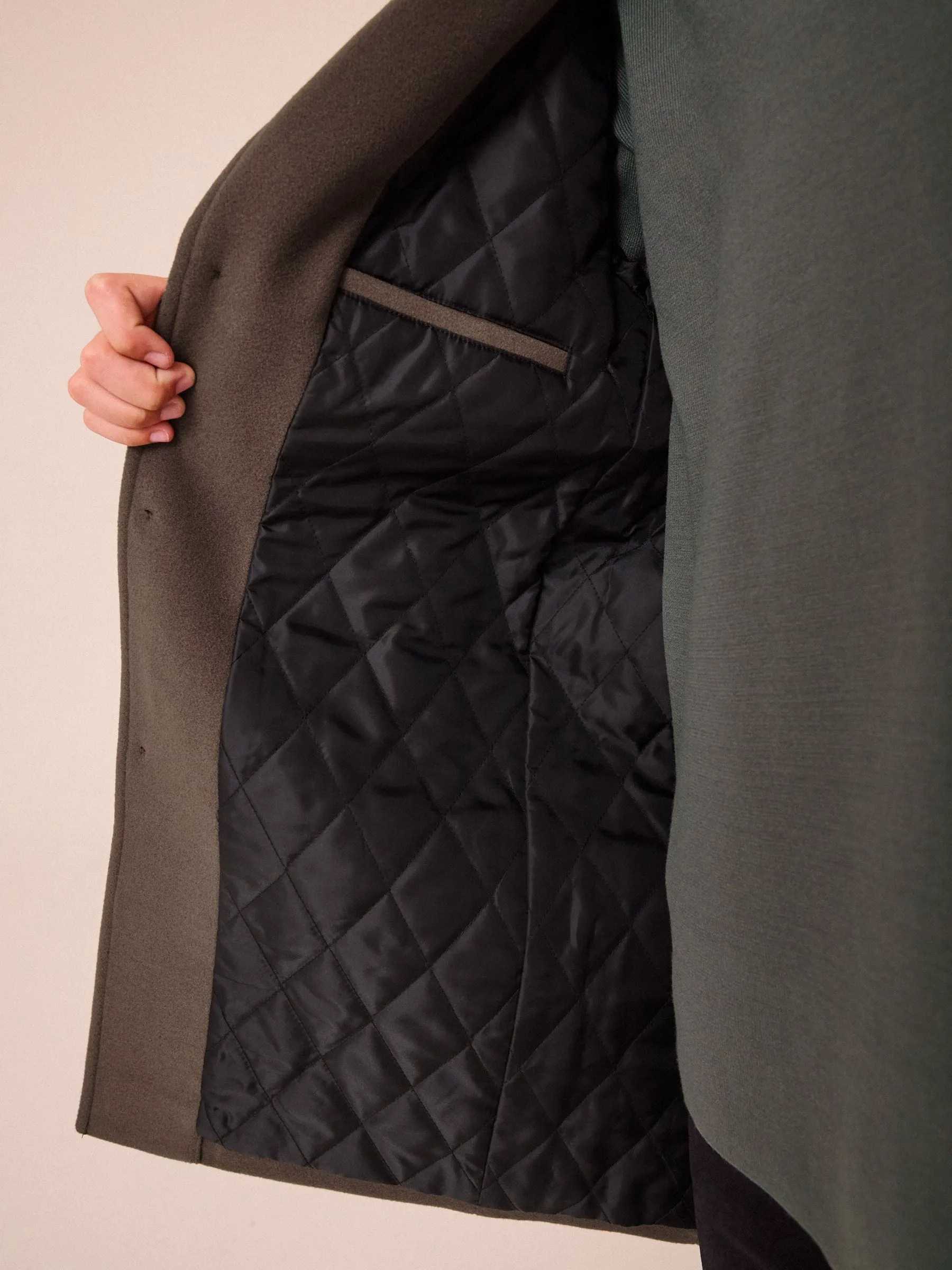 Brown Monochrome Overcoat (12mths-16yrs)