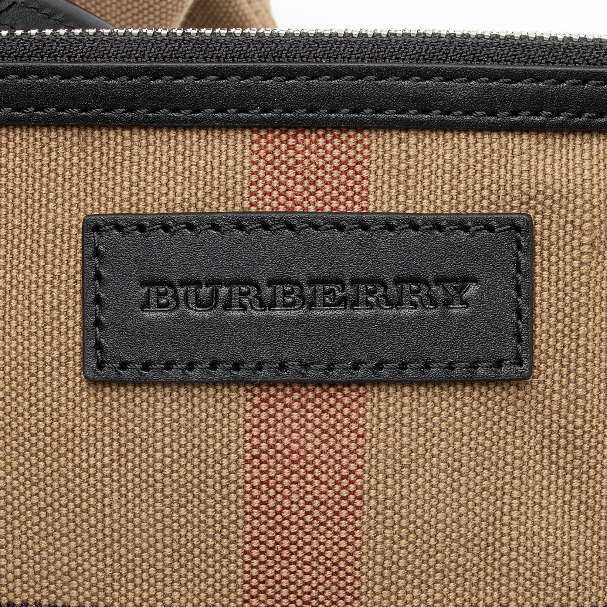 Burberry Canvas Check Ashby Mini Hobo (SHF-23360)