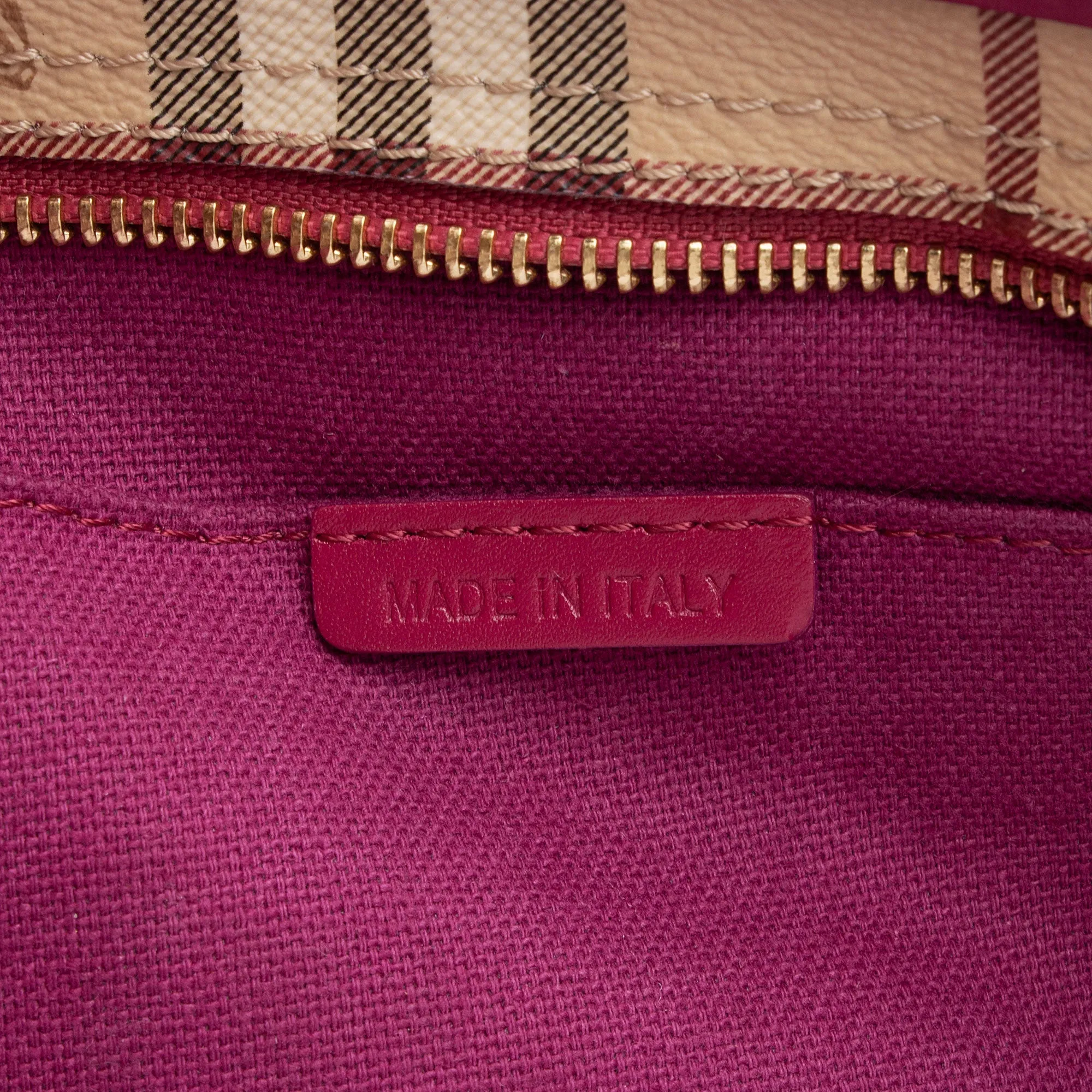 Burberry Haymarket Check Medium Regent Tote (SHF-ACHH4X)