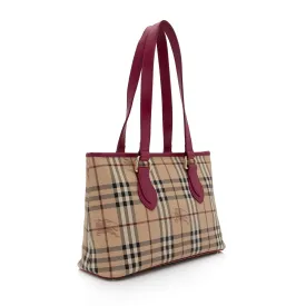 Burberry Haymarket Check Medium Regent Tote (SHF-ACHH4X)