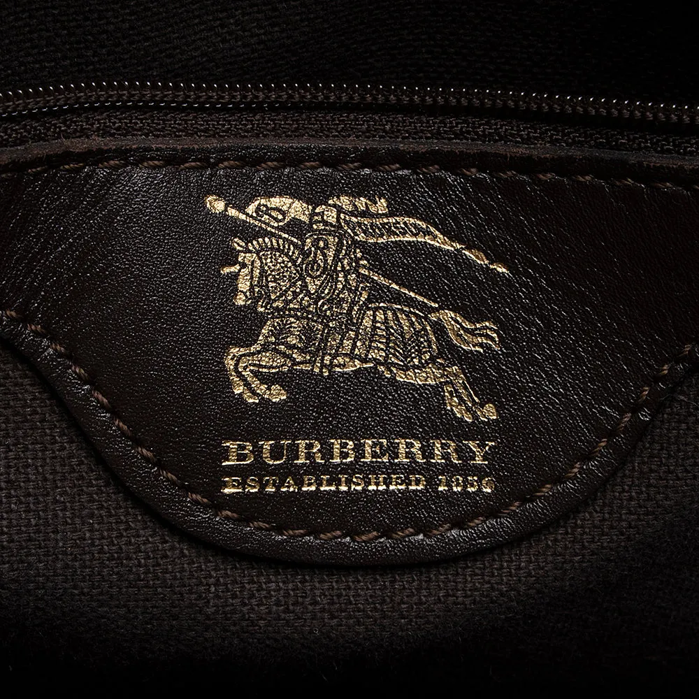 Burberry Haymarket Check Medium Tote (SHF-19038)