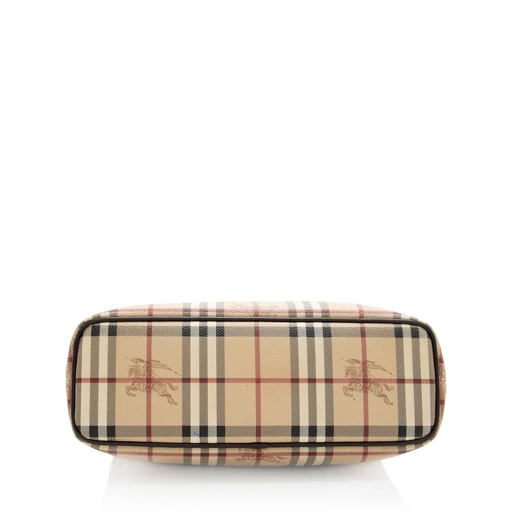 Burberry Haymarket Check Medium Tote (SHF-19038)