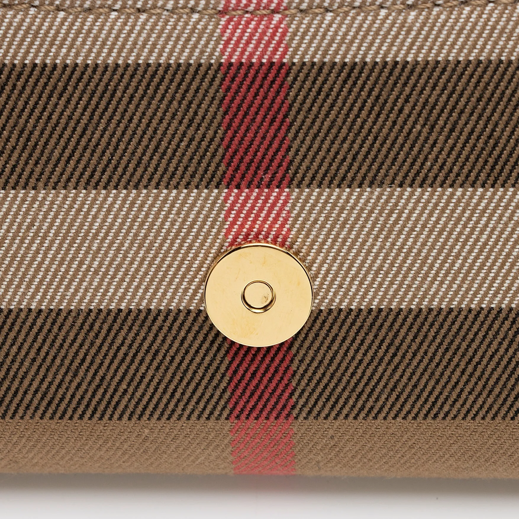 Burberry House Check Henley Chain Wallet (SHF-8PkzNG)