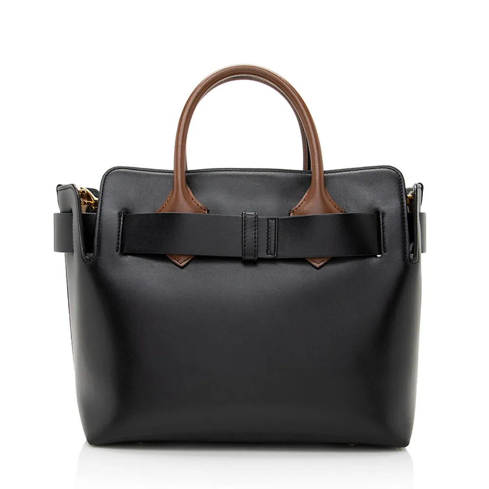 Burberry Leather Belted Marais Small Tote (SHF-22102)
