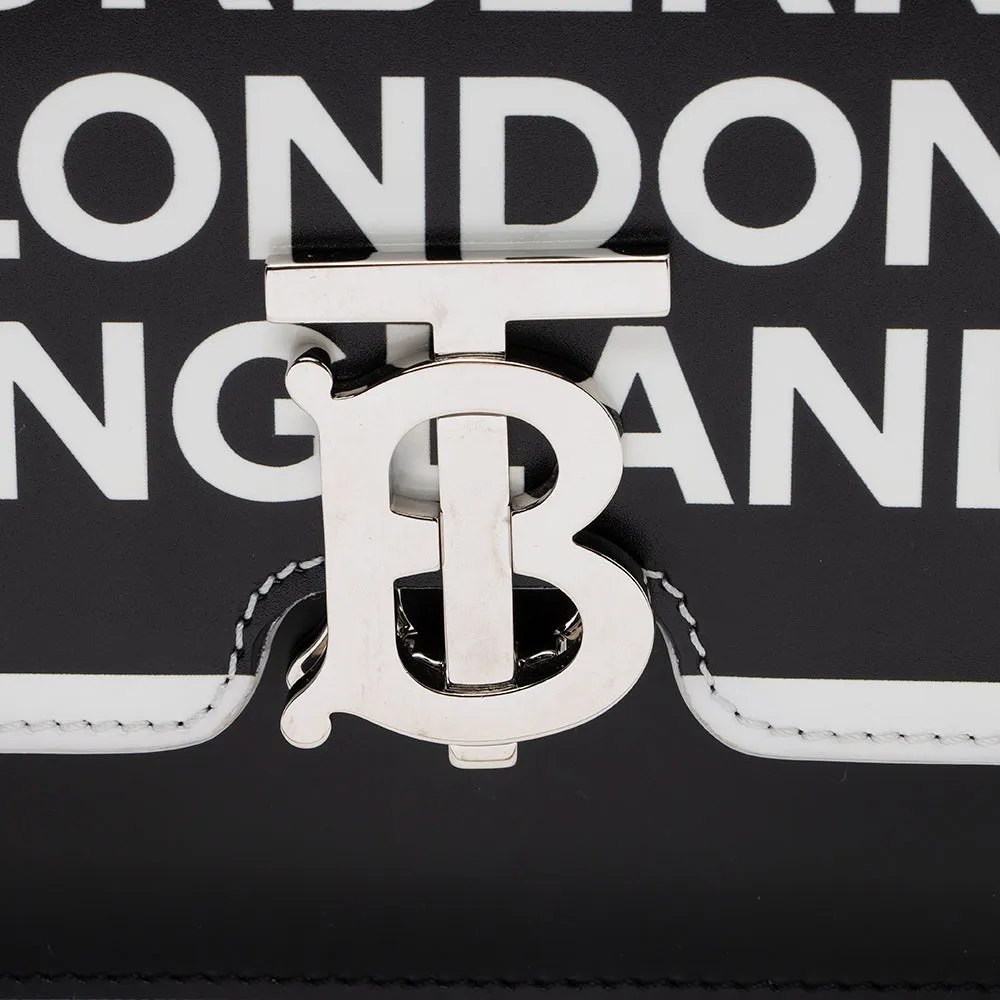 Burberry Leather Logo TB Shoulder Bag (SHF-15424)