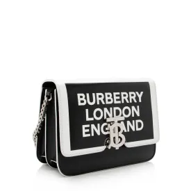 Burberry Leather Logo TB Shoulder Bag (SHF-15424)
