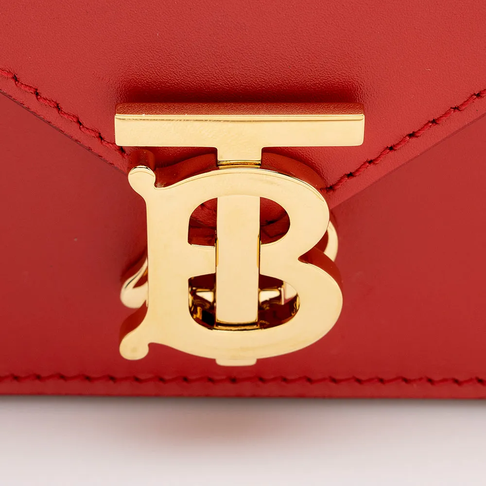 Burberry Leather TB Envelope Chain Shoulder Bag (SHF-16322)