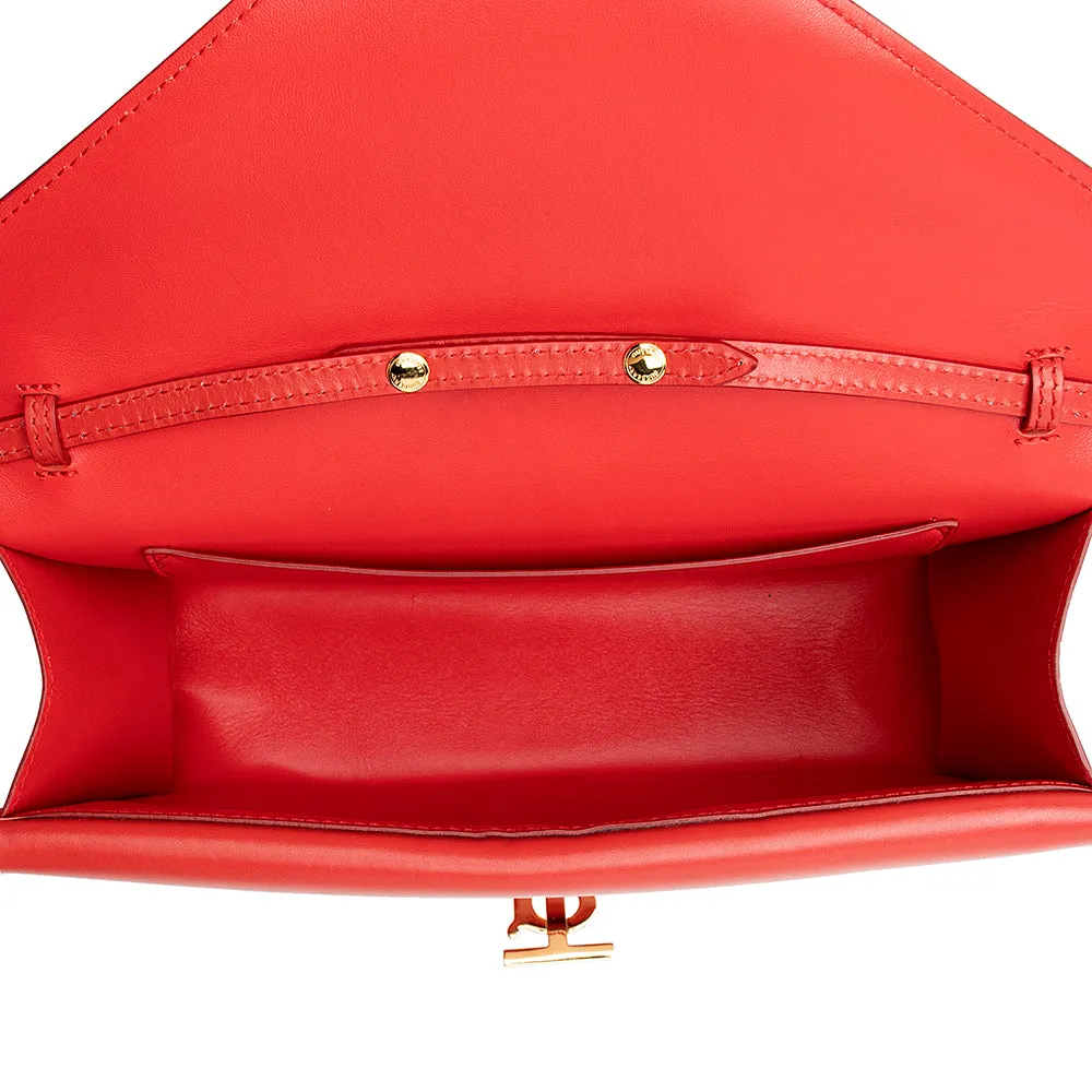Burberry Leather TB Envelope Chain Shoulder Bag (SHF-16322)