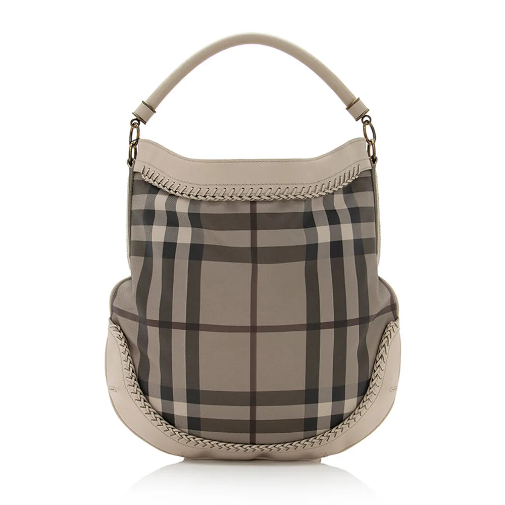 Burberry Smoke Check Parade Hobo (SHF-21617)