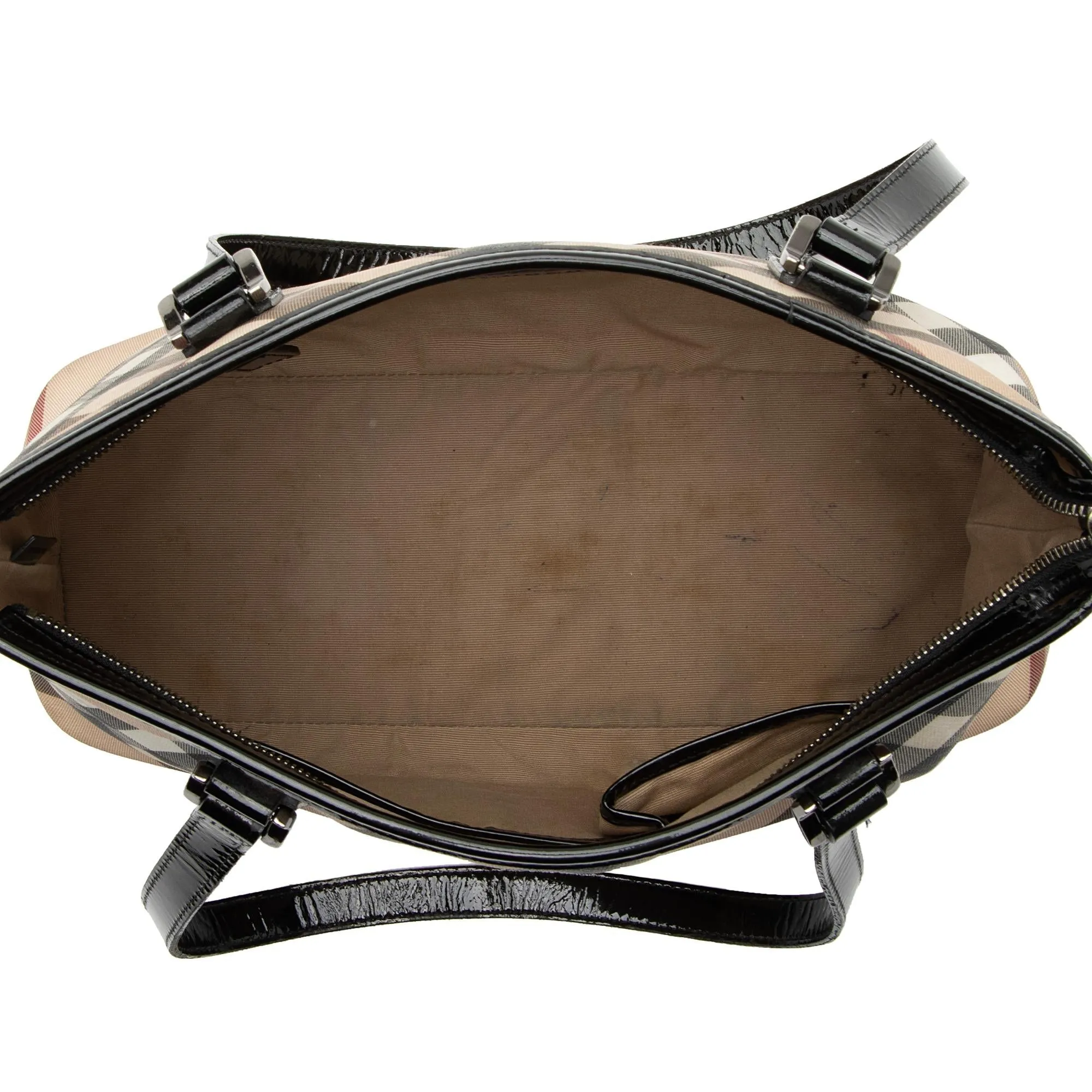 Burberry Super Nova Check Regent Tote (SHF-hyJb8u)