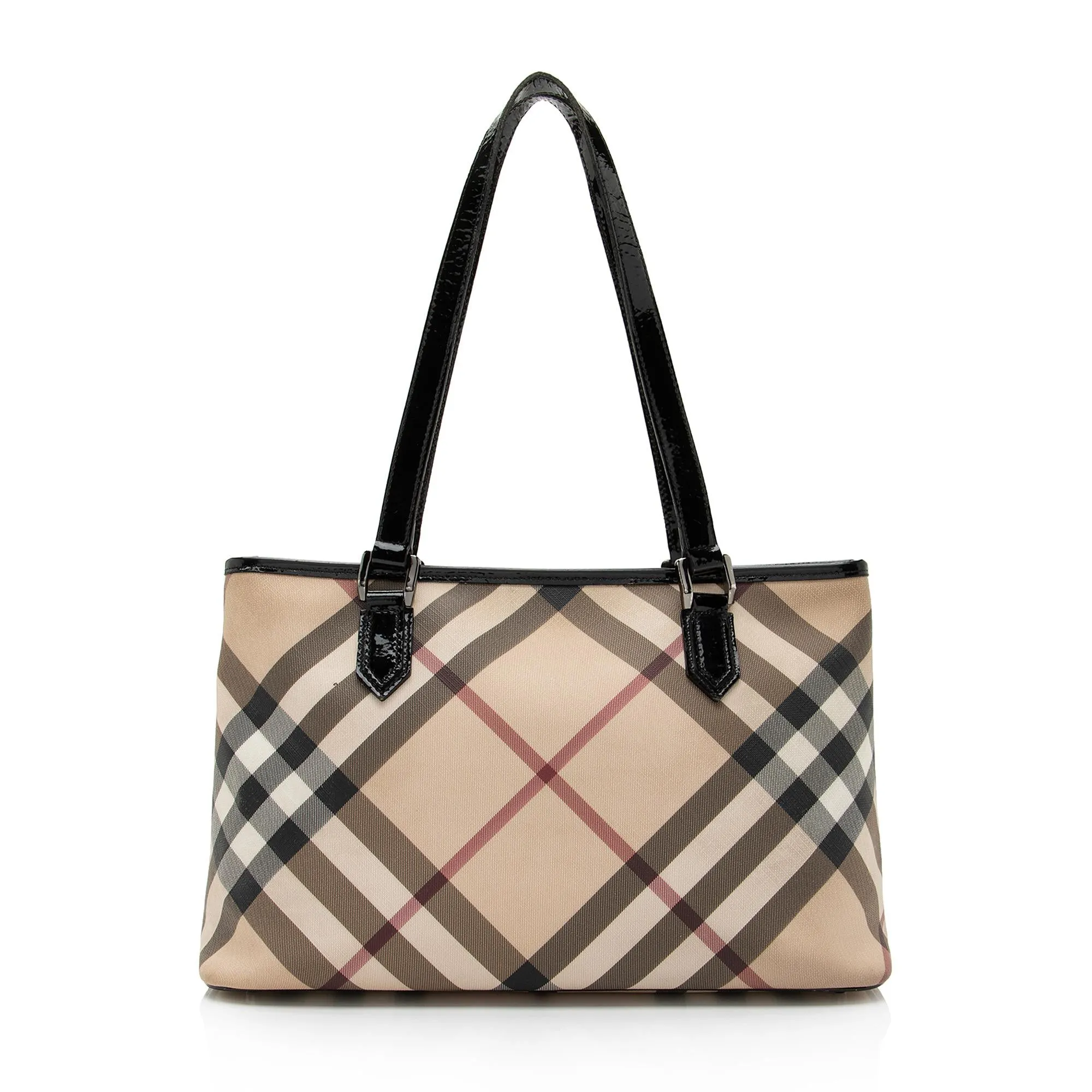 Burberry Super Nova Check Regent Tote (SHF-hyJb8u)