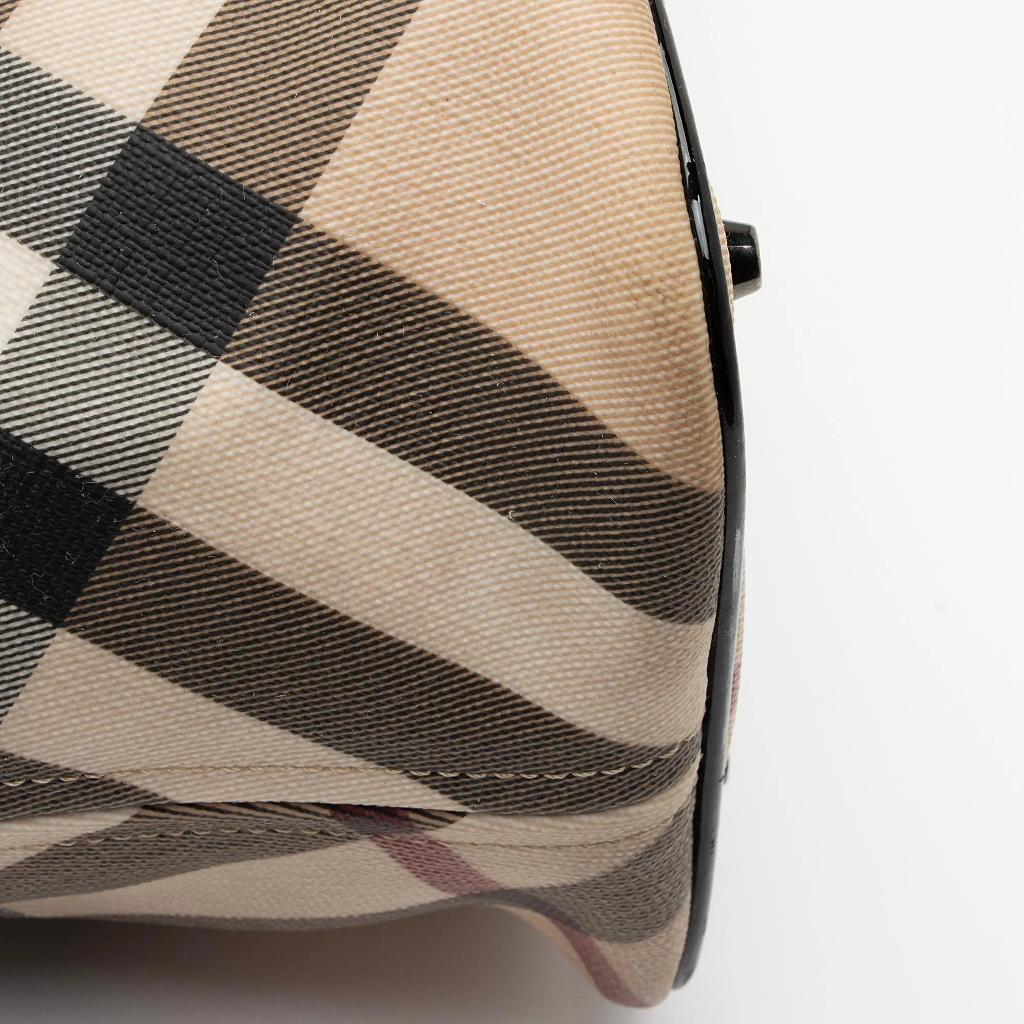 Burberry Super Nova Check Regent Tote (SHF-hyJb8u)
