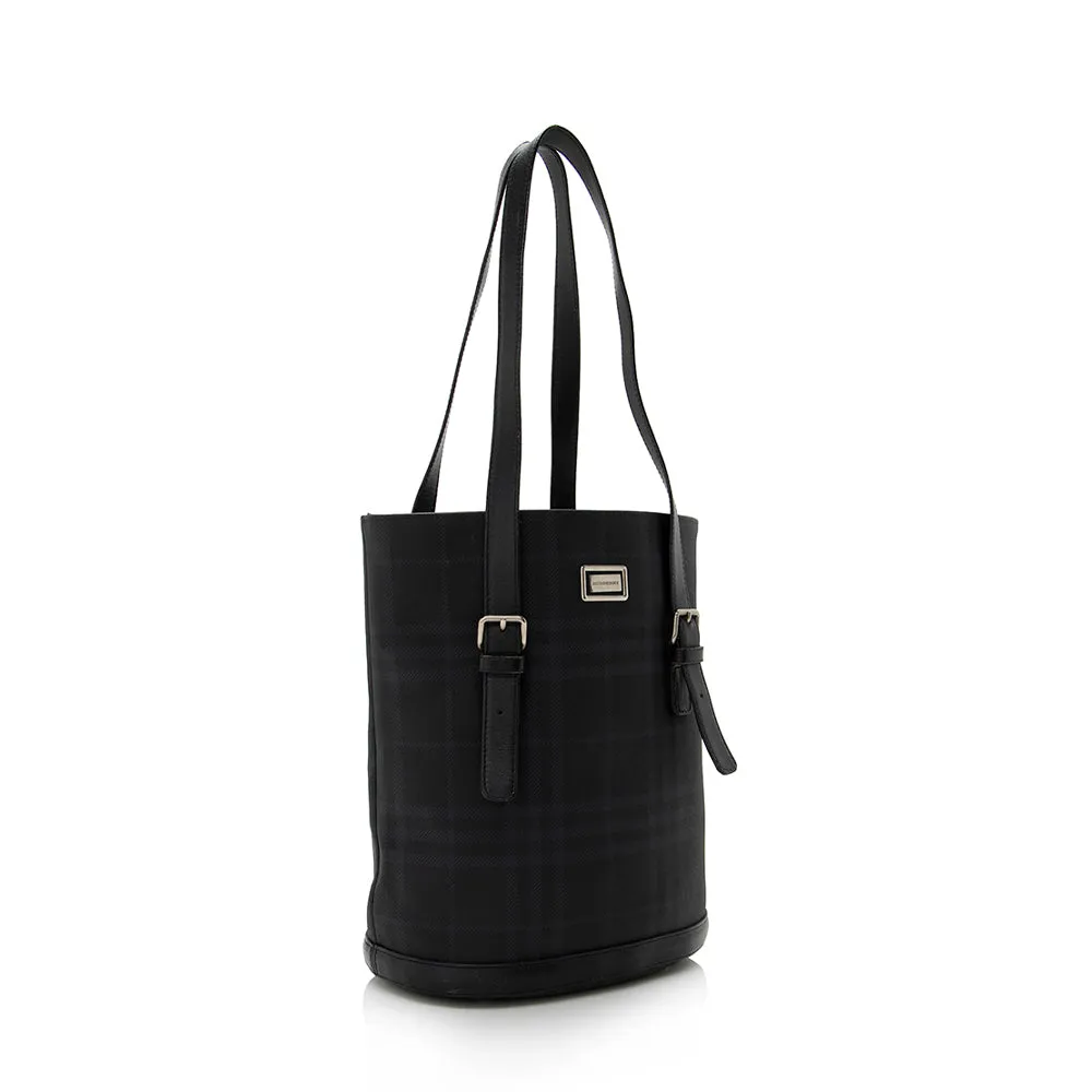 Burberry Vintage Nova Check Bucket Tote - FINAL SALE (SHF-15431)