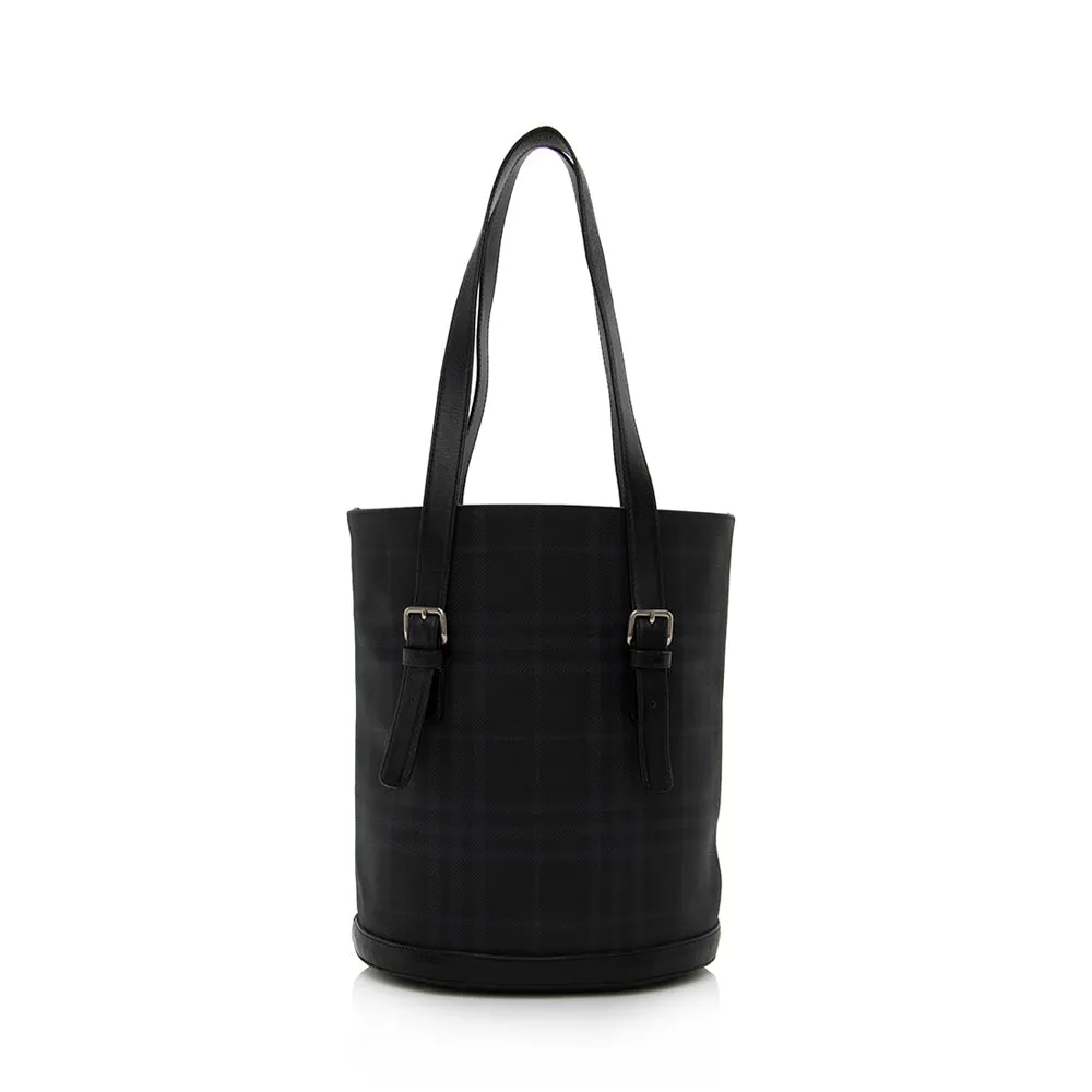 Burberry Vintage Nova Check Bucket Tote - FINAL SALE (SHF-15431)