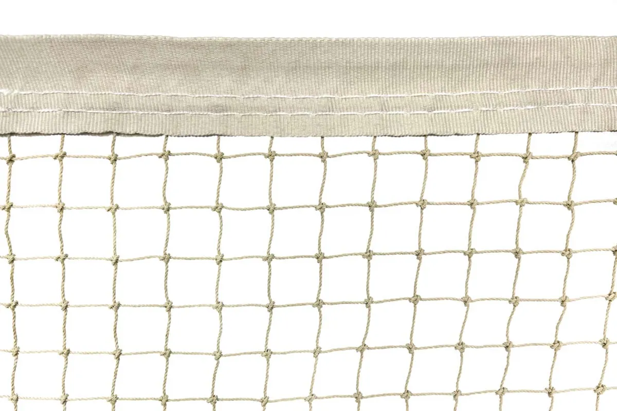Cat Netting with Reinforced Edging 15m x 1.8m - Stone