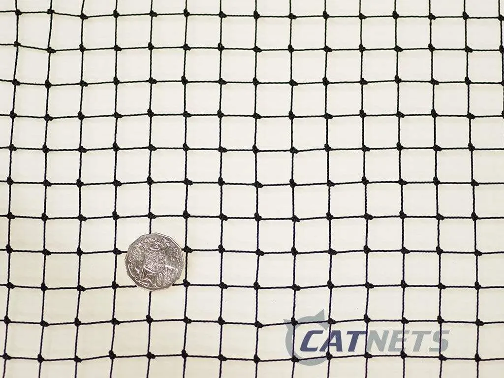 Cat Netting with Reinforced Edging 30m x 3m