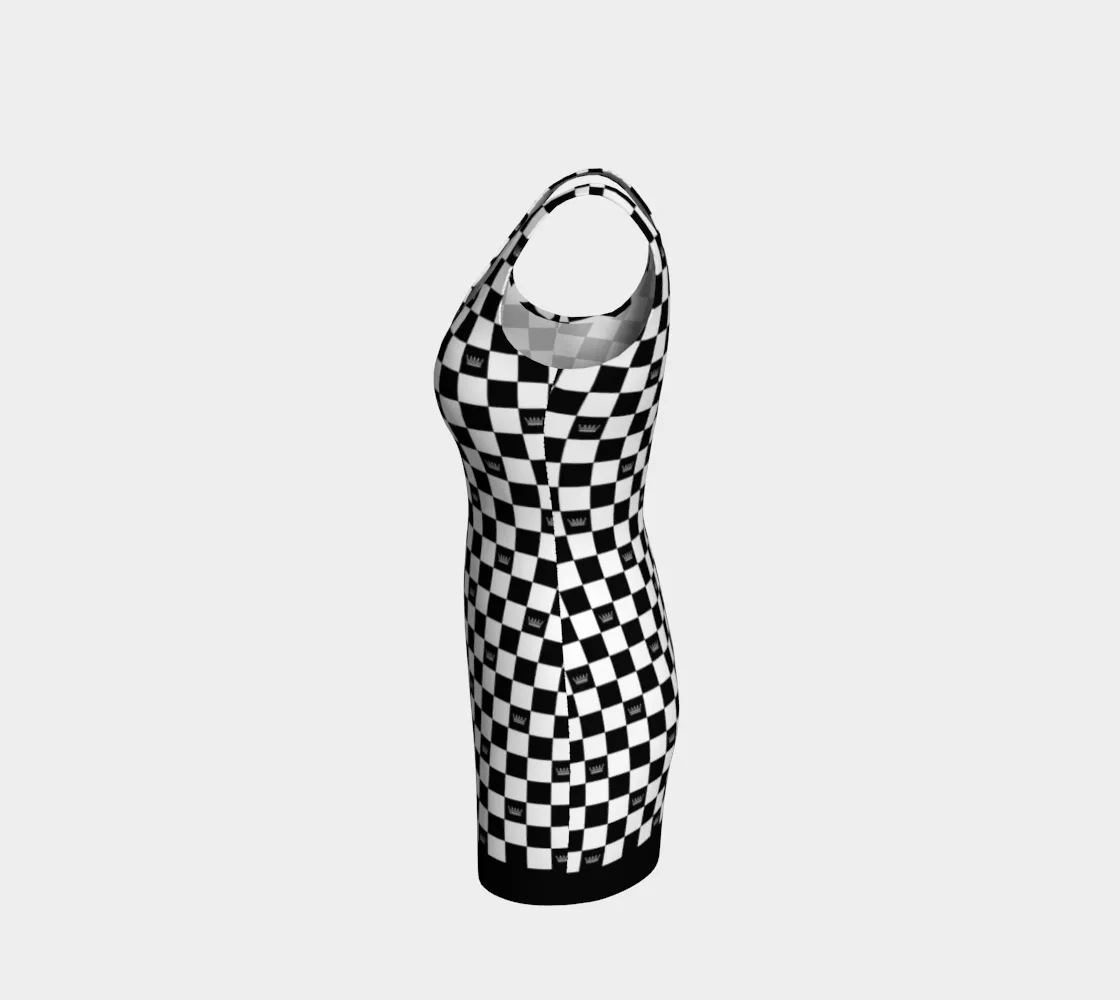 Chess Queen Bodycon Dress