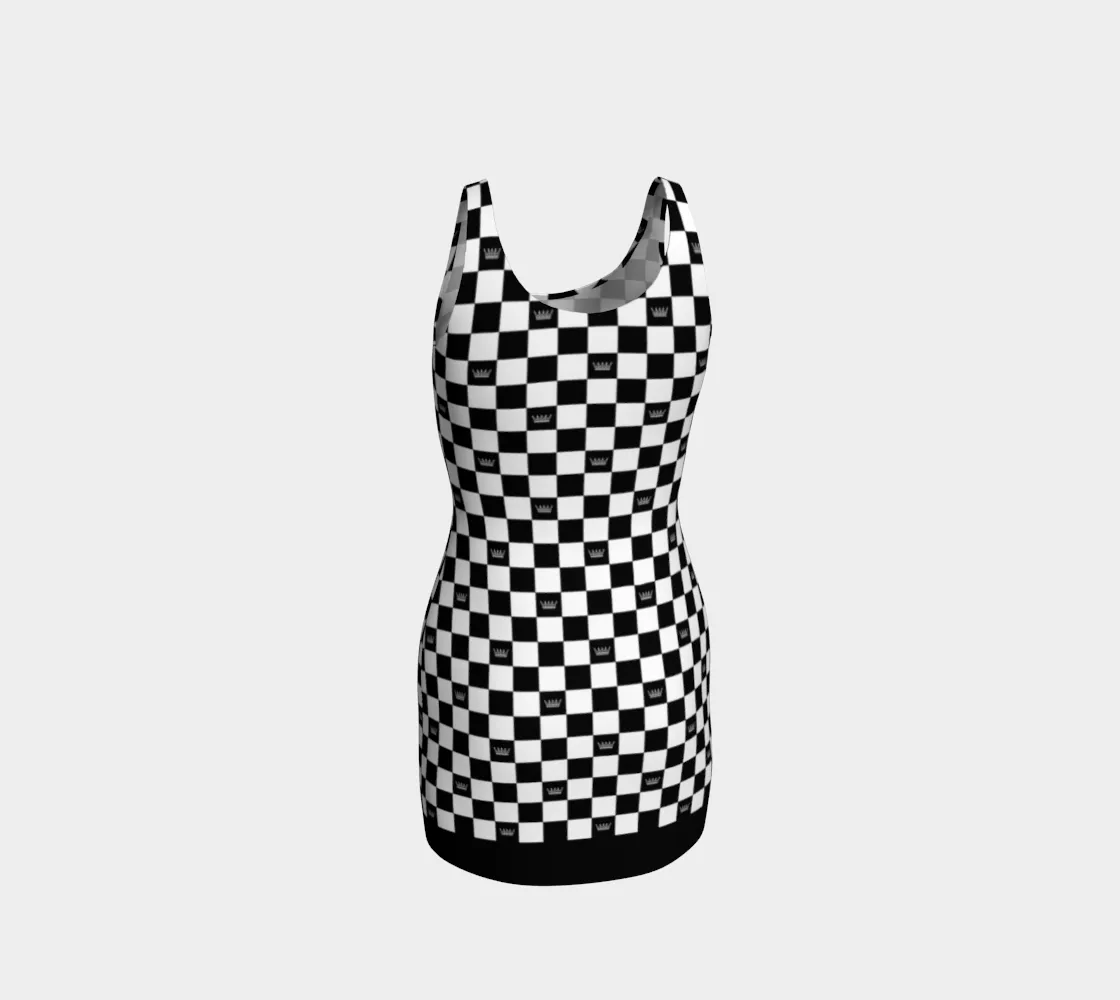 Chess Queen Bodycon Dress