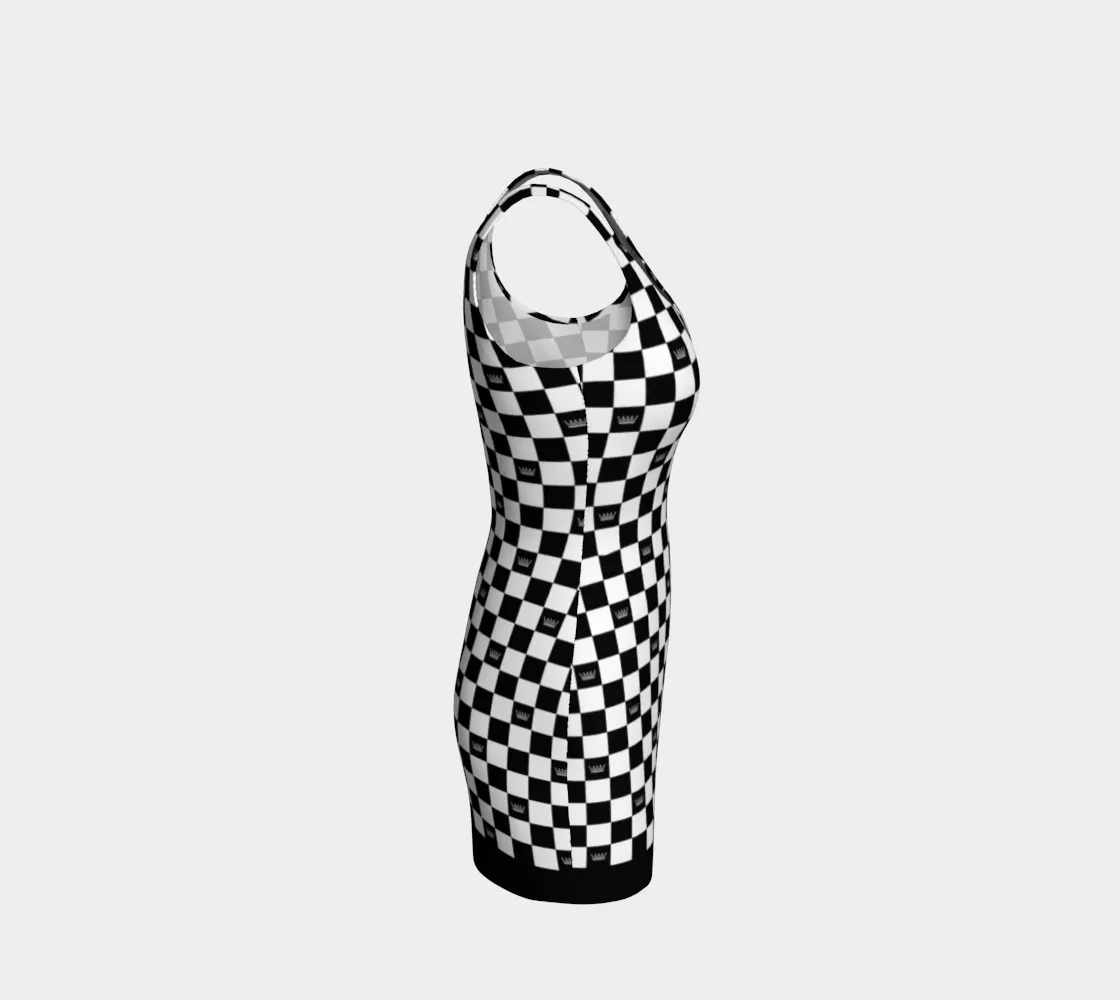 Chess Queen Bodycon Dress