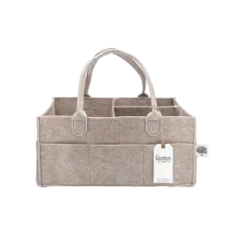 Diaper Caddy in Oatmeal