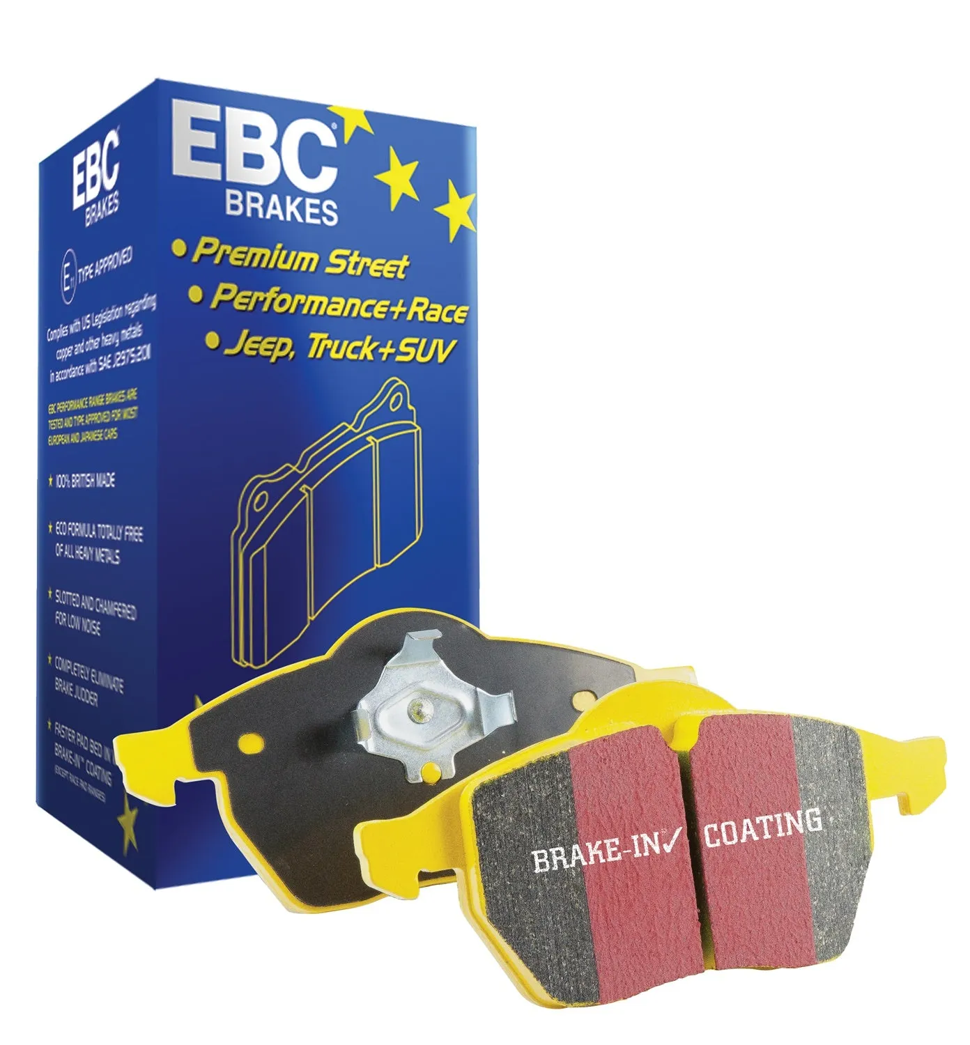 EBC Brakes DP41793R Yellowstuff Street And Track Brake Pads