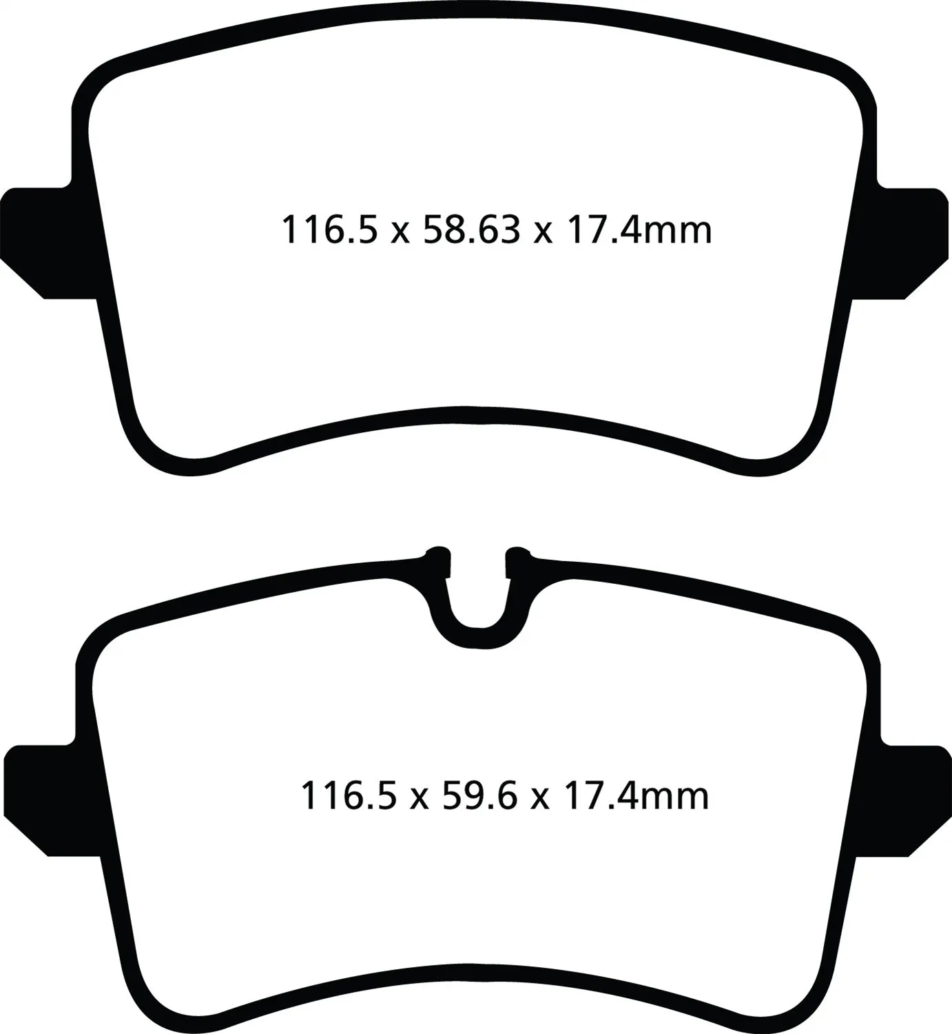 EBC Brakes DP42082R Yellowstuff Street And Track Brake Pads