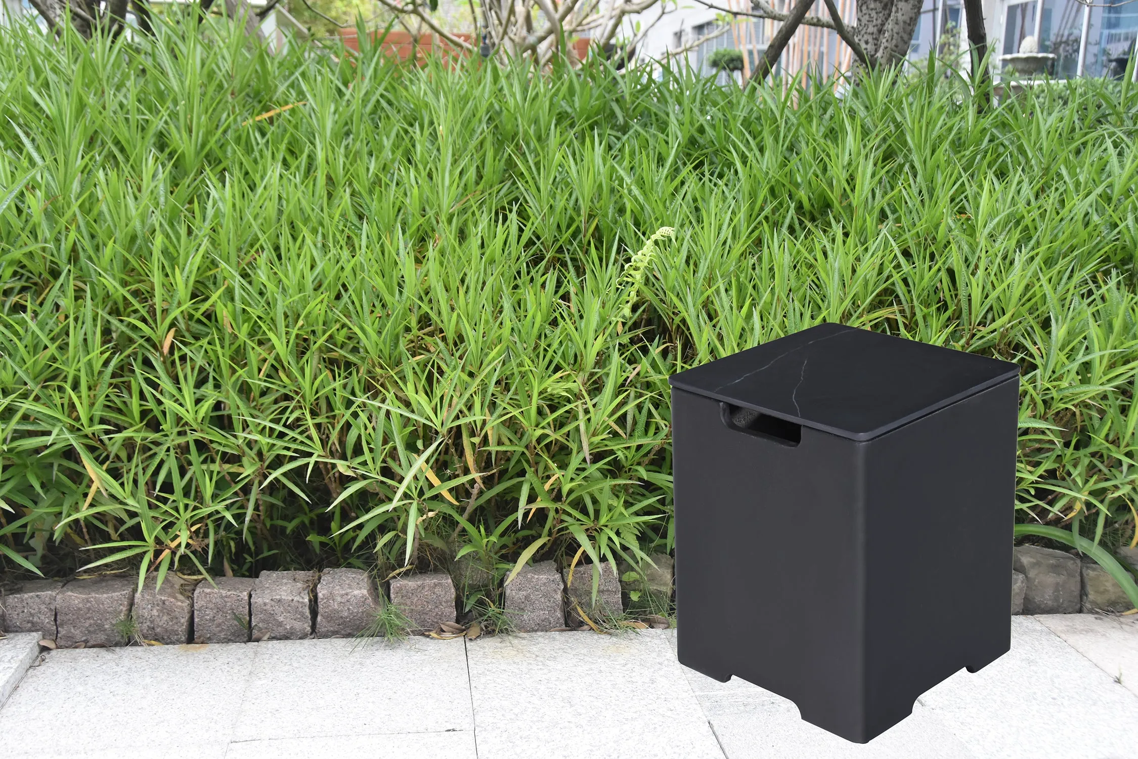 Elementi ONB401 Porcelain Top Square Tank Cover