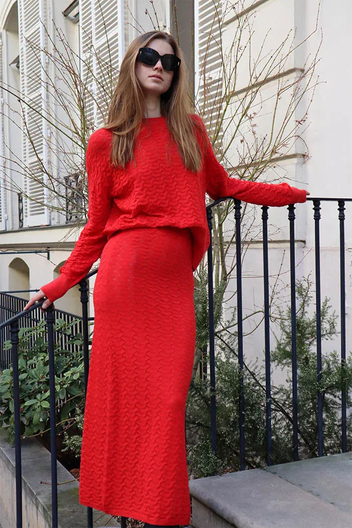 Felix Skirt in Red