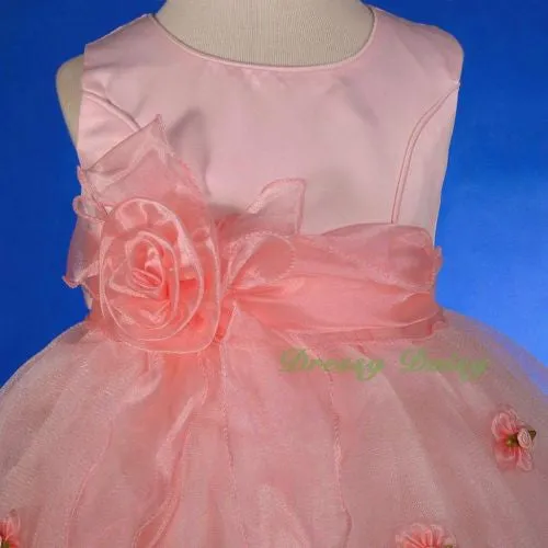 FG220B Tulle Flower Girl Dresses Build-in Petticoat Party Pageant Dress Size 18 Months - 7