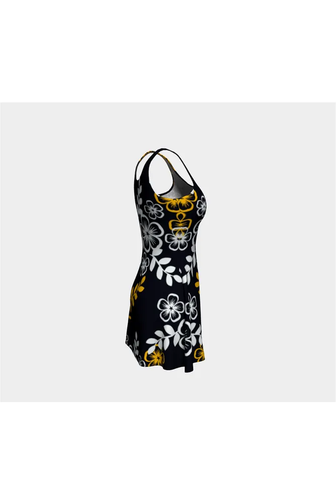 Floral Gold Flare Gold