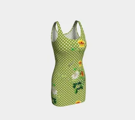 Floral Meadow Bodycon Dress